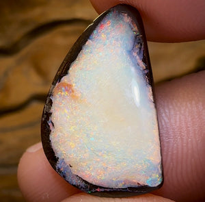 10.8cts - Yowah Nut Crystal Centre Kernel Opal - Opal Whisperers