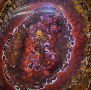 172.2cts - “Tribal Heart”Queensland Boulder Opal from Koroit