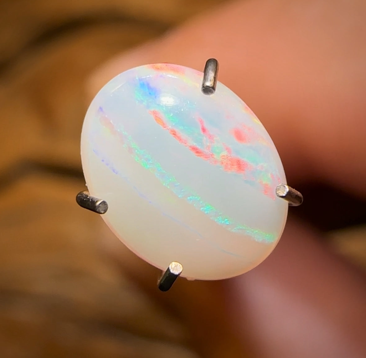 🔨 AUCTION 🔨 No Reserve 1.05cts - South Australian White Opal