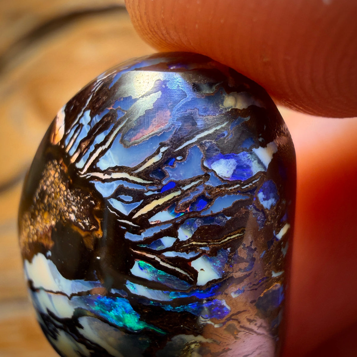 48.7cts - Awesome Australian Tribal Boulder Opal from Koroit