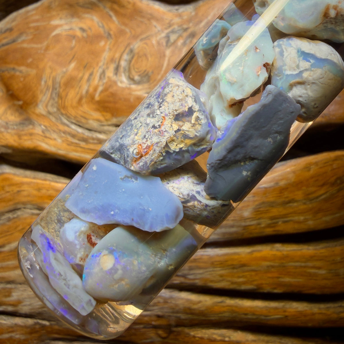 123cts - Lightning Ridge Opal Vial