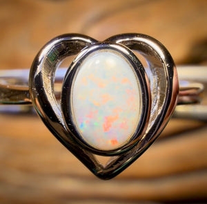 🔒Sterling Silber – Großhandelspaket mit 9 Ringen. Massiver Opalschmuck aus Südaustralien.