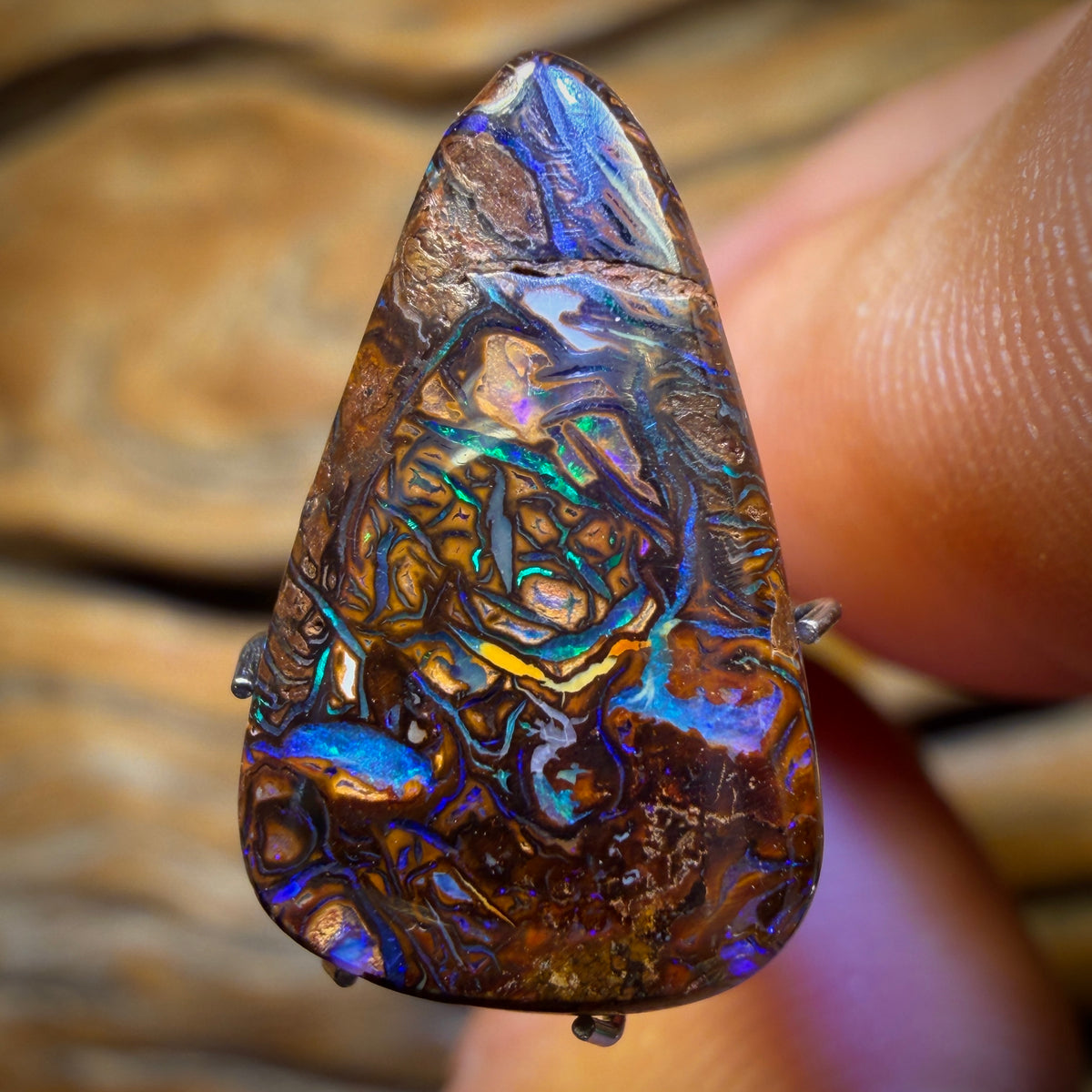 6,9 carats - Opale tribale Yowah Nut. Opale boulder australienne