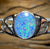 Sterling Silver - Large Unisex Australian Boulder Opal Doublet Ring - Opal Whisperers