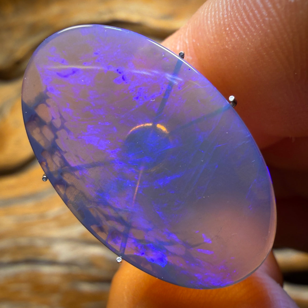 Wow Wildcard! 9.6cts - Big Lightning Ridge Black Crystal Opal