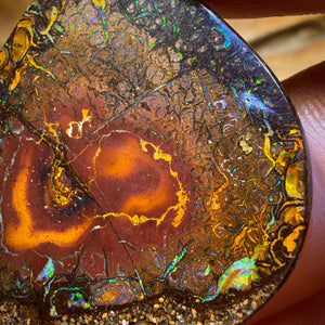 44.8cts - Electric Tribal Queensland Boulder Opal from Yowah
