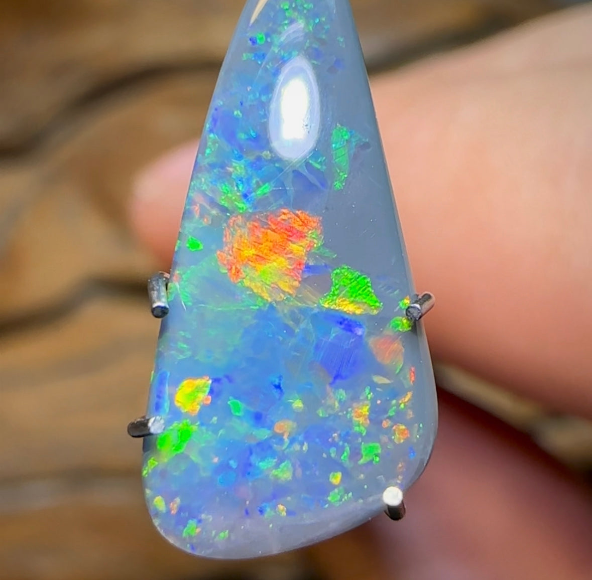 1.4cts - Lightning Ridge Black Opal Bargain - Opal Whisperers