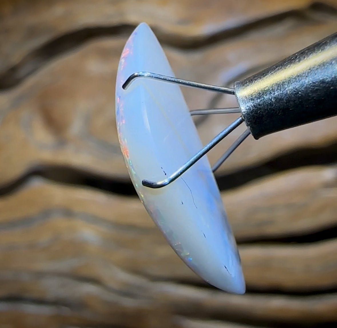 6.2cts - Rare Old School Andreou Heritage Collection South Australian White Opal