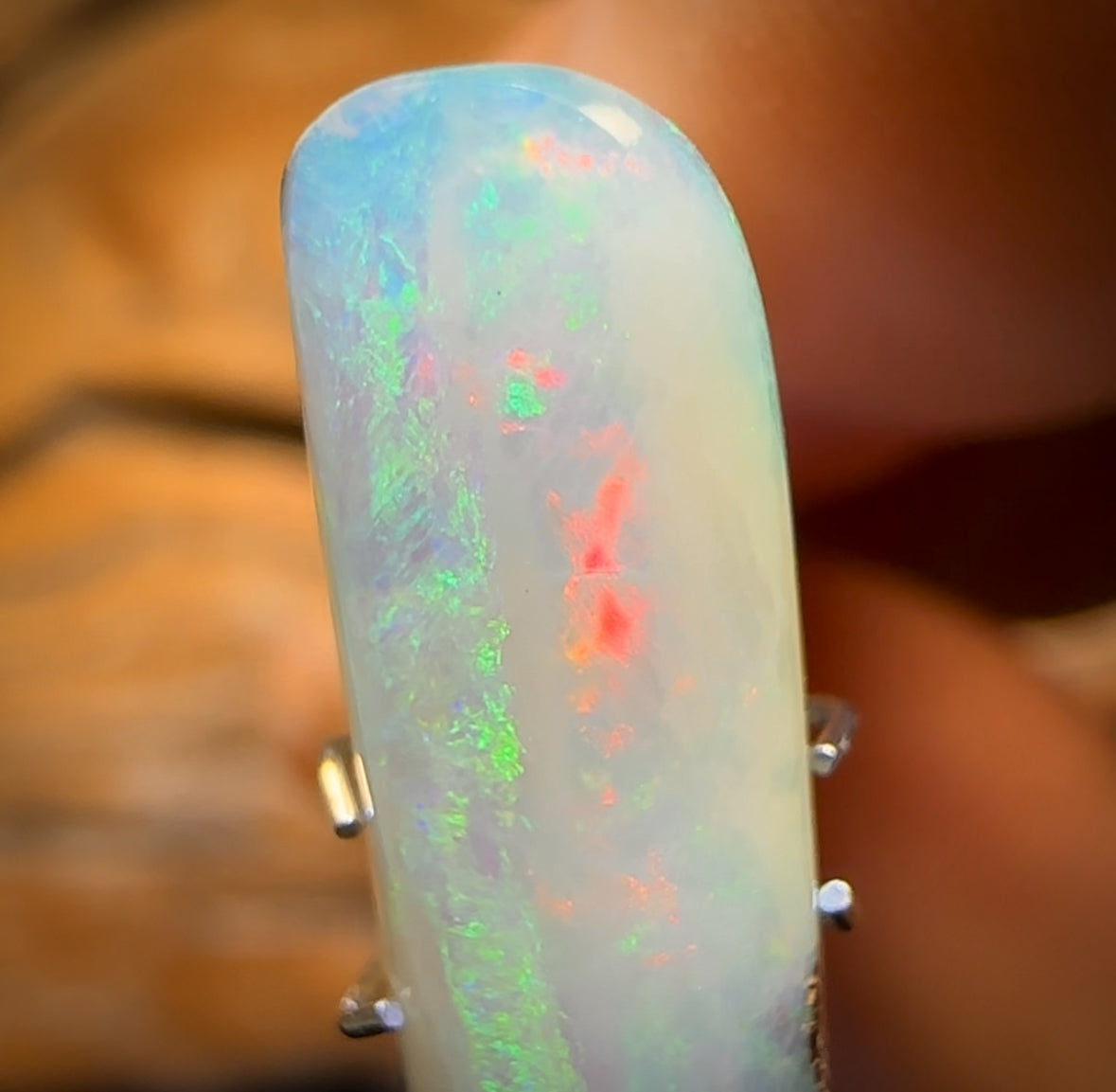 5.9cts - “Opal Tube” Queensland Boulder Seam Opal