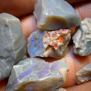 59.4cts - 4x Lightning Ridge Opal Rough Parcel