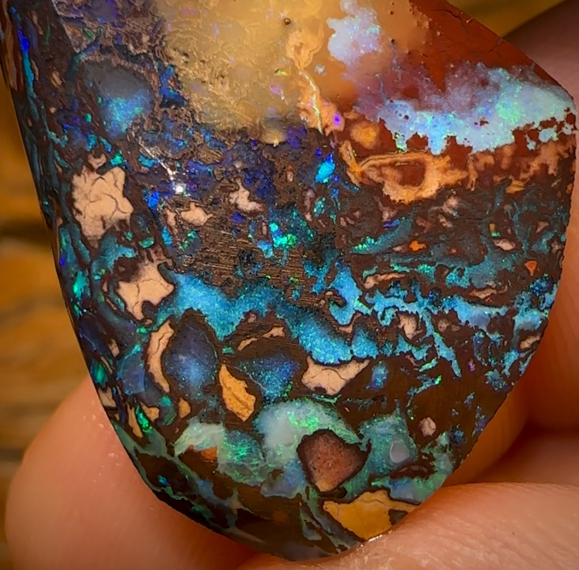 38.9cts - Yowah Nut Tribal Opal Rub