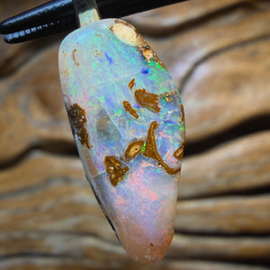 🔨 AUCTION 🔨 10.2cts - Solid Queensland Boulder Pipe Opal Pendant