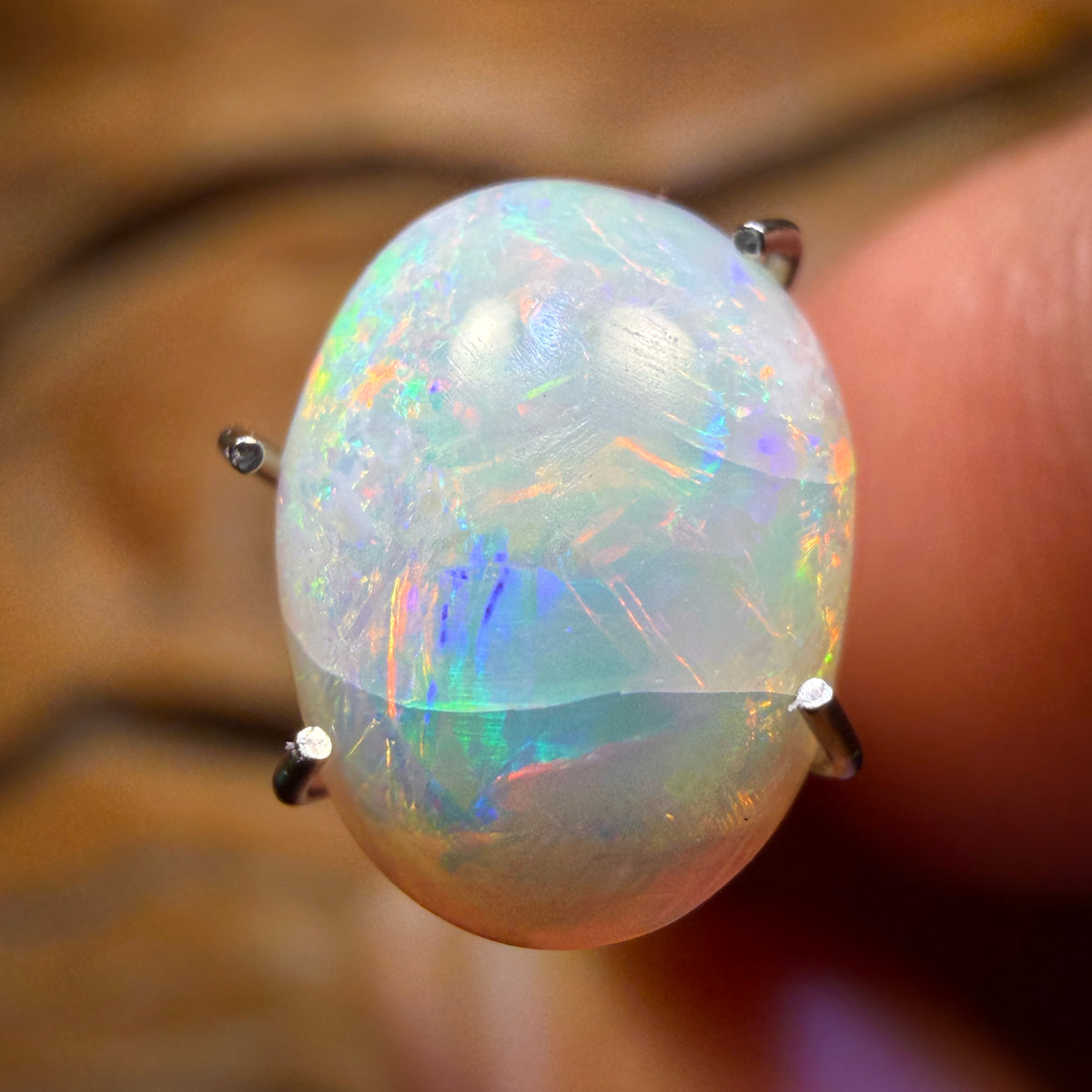 🔨 AUCTION 🔨 No Reserve 2.15cts - South Australian White Opal from Andamooka
