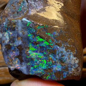 Dad Wonder card! 599cts - Queensland Boulder Seam Opal Rough Piece. Natural Split