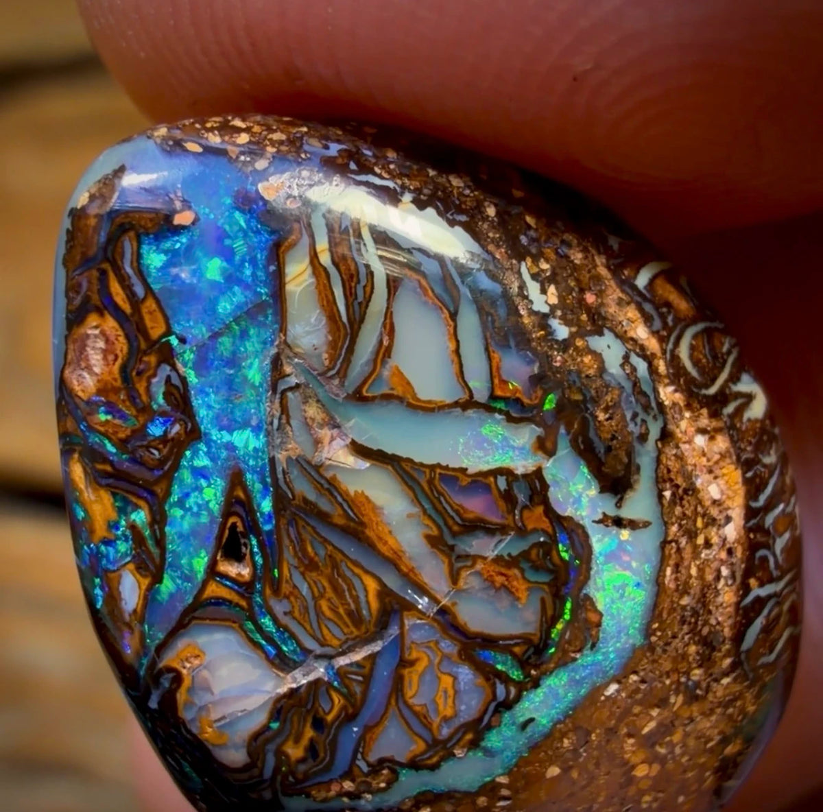 🔨 AUCTION 🔨 💎 High Roller Banger Auction 💎 23.8cts - Tribal Australian Boulder Opal from Yowah