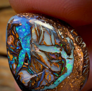 🔨 AUCTION 🔨 💎 High Roller Banger Auction 💎 23.8cts - Tribal Australian Boulder Opal from Yowah