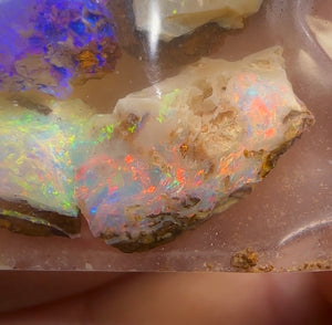 18.9cts - 8x Australian Yowah Boulder Crystal Opal Rough Pieces - Opal Whisperers