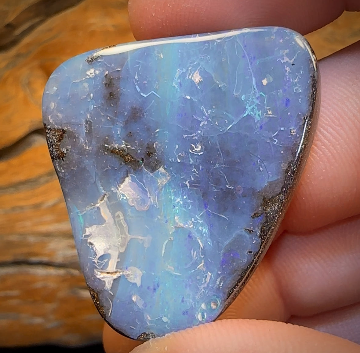 Auction Fall-Through = Your Gain! 🔥 Now More Than 50% Off RRP 🚨 80.9cts - “Turbulent Sea” Queensland Boulder Seam Opal