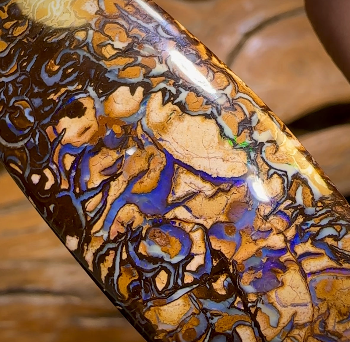 57.7cts - Artistic Tribal Yowah Nut Opal. Australian Opal