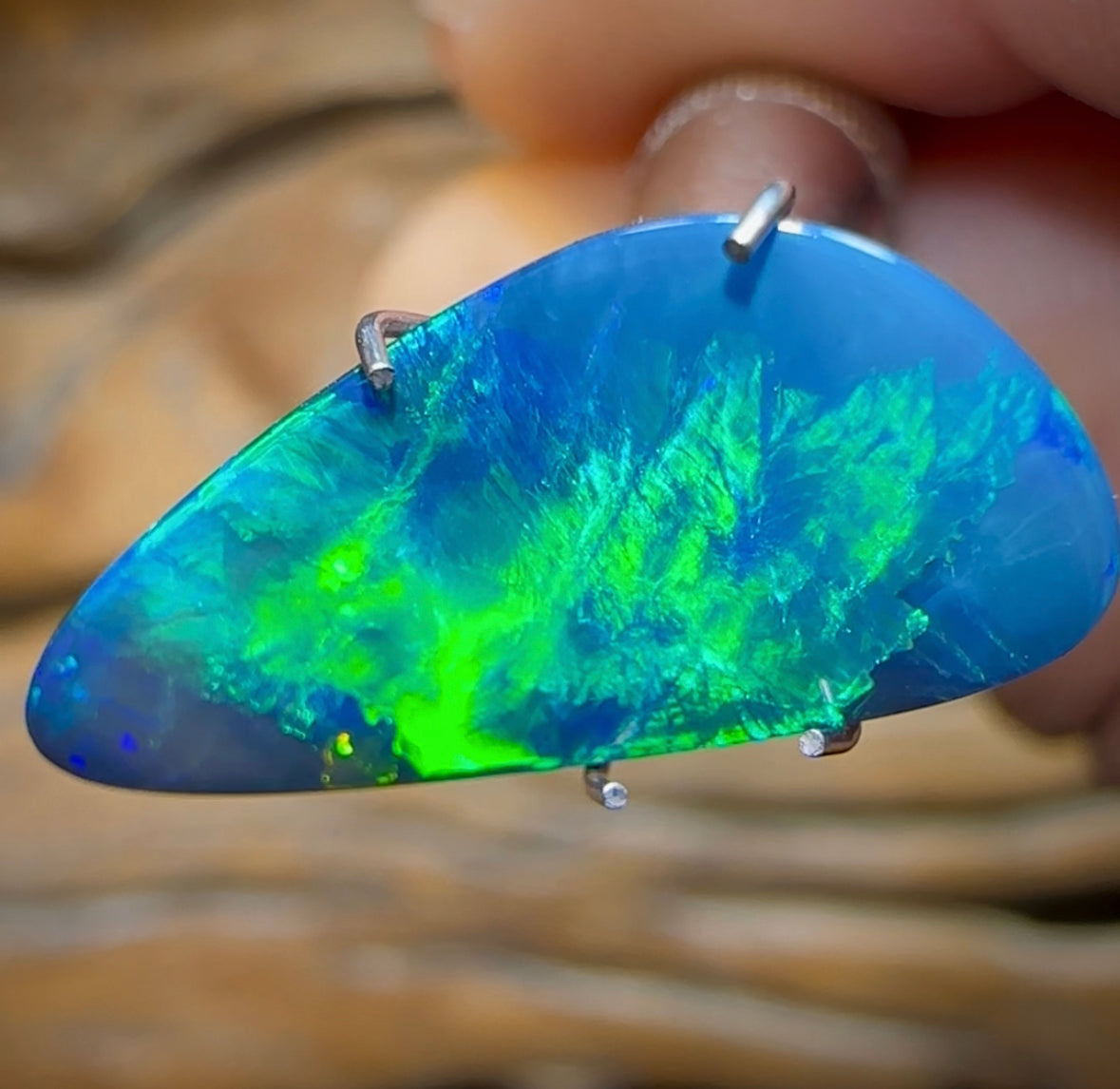 3.6cts - Australian Boulder Opal Doublet - Opal Whisperers