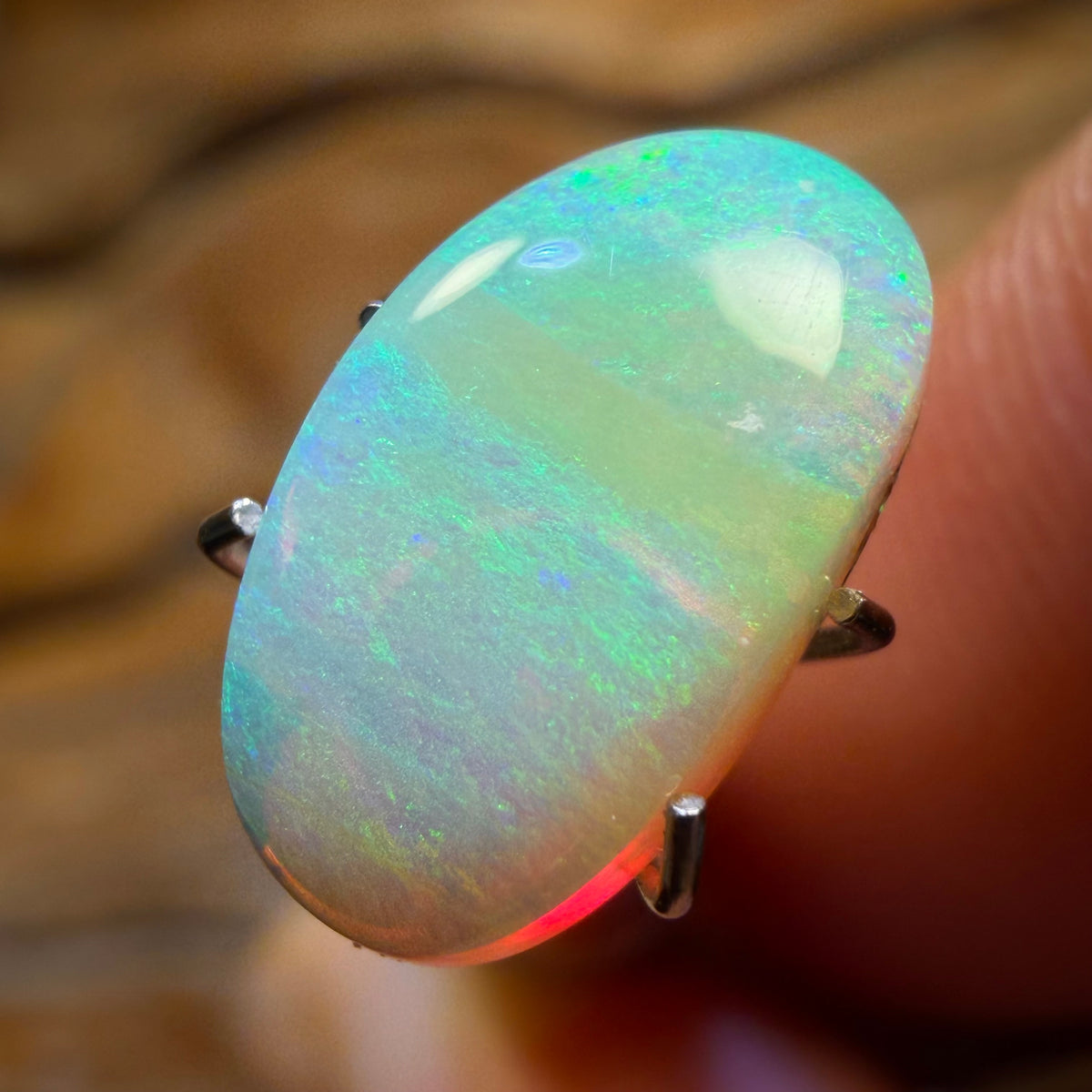 2,1 Karat – Solider australischer Boulder-Pipe-Kristallopal