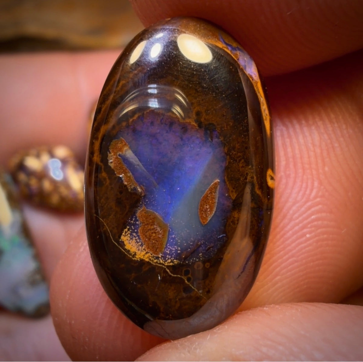 32.6cts - 5x Mixed Australian Boulder Opal’s. Wholesale Dealers Parcel