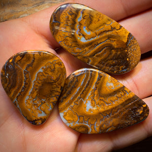 153.5cts - 3x Australian Tribal Boulder Opal’s. Wholesale Parcel