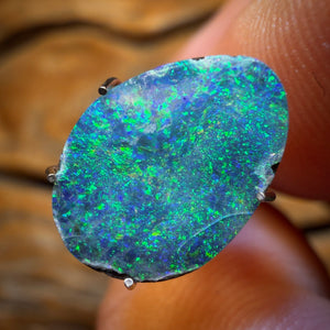 🔨 AUCTION 🔨 3.25cts - Australian Boulder Opal Doublet. RECUTTERS DELIGHT