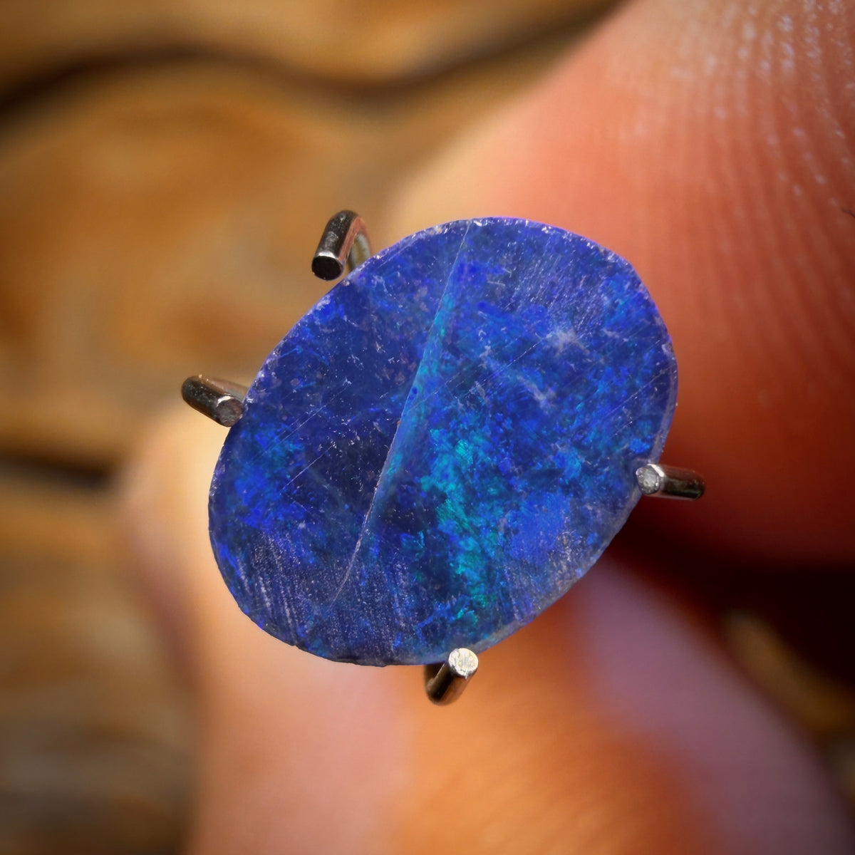 🔨 AUCTION 🔨 0.85cts - Lightning Ridge Opal Doublet. RECUTTERS DELIGHT