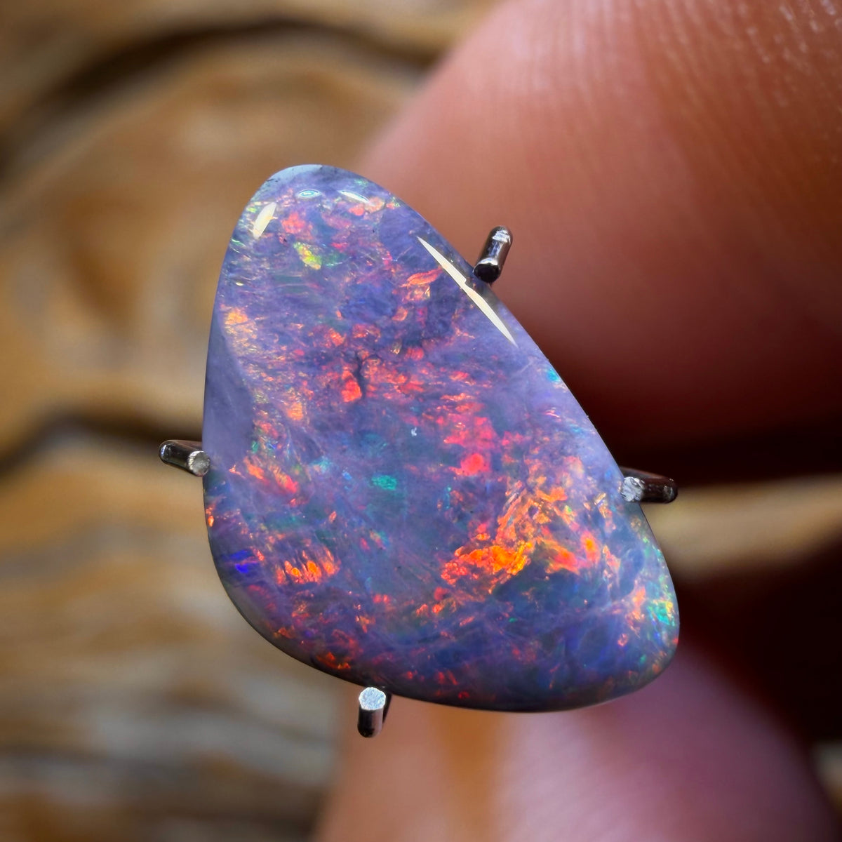 2.1cts - Lightning Ridge Red On Black Opal … this is the one
