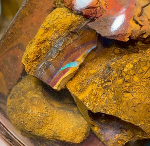 120.6g - Jar of Rough Australian Boulder Opal