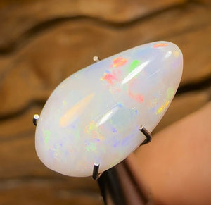 3.8cts  - South Australian White Opal from Mintabie - Opal Whisperers