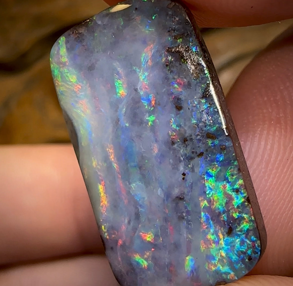 26.9cts - “Landscapes”Australian Boulder Opal Set - Opal Whisperers