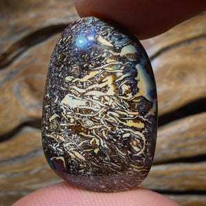 40,5 Karat – Yowah-Nuss mit Kristallkern-Opal. Australischer Boulder-Opal