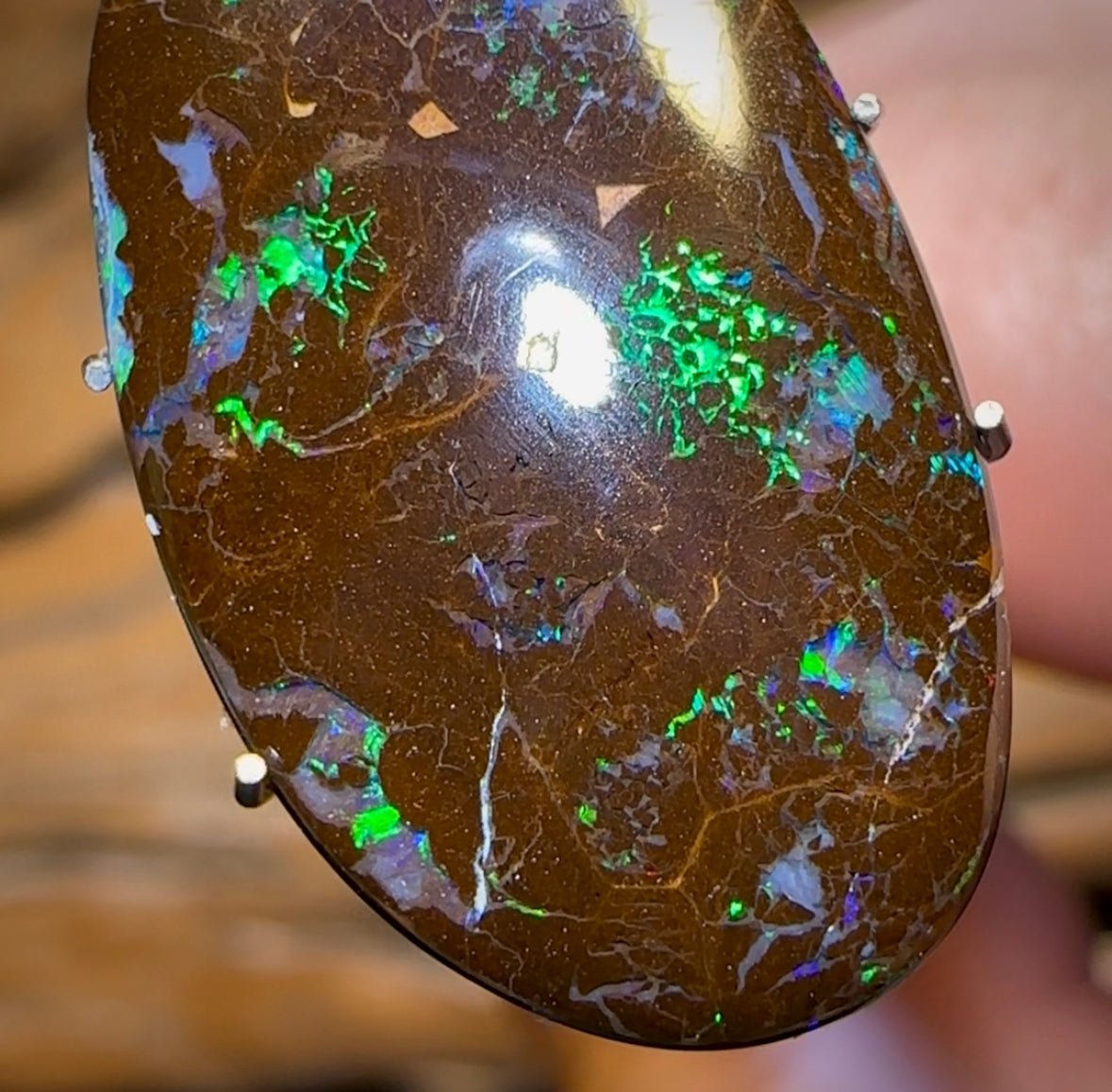 12.3cts - Bubble Band Opal from Winton