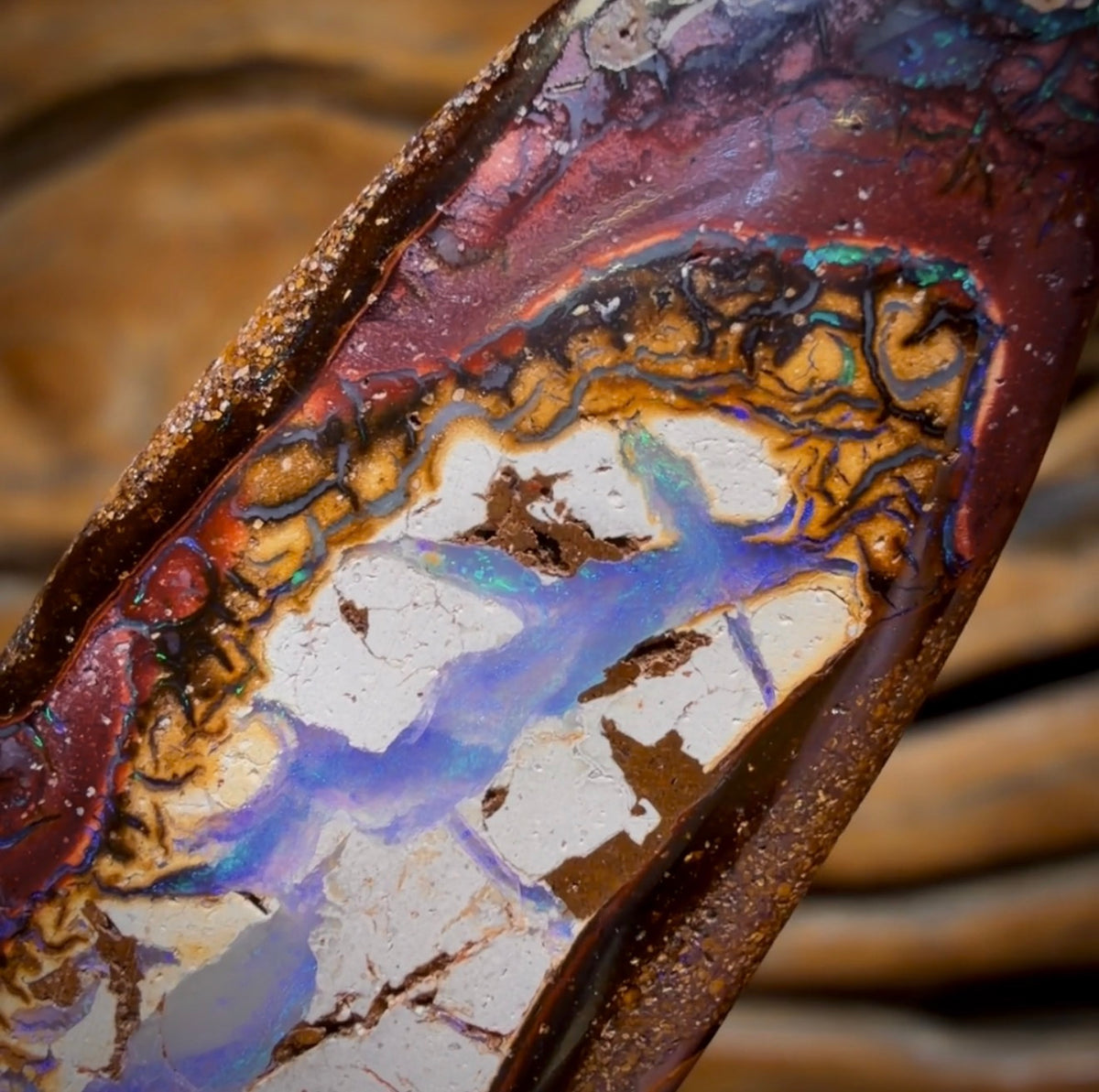 54.8cts - Yowah Nut Kernel Opal. Australian Boulder Opal