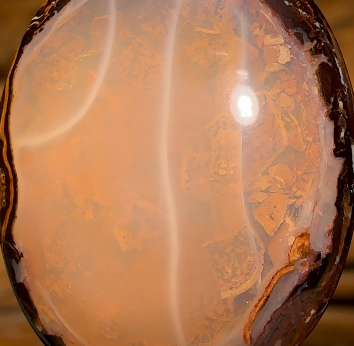 25.6cts - Yowah Nut Crystal Centre Opal. Australian Boulder Opal