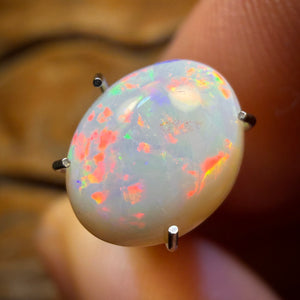 Alex Auction 1,6 cts – Opale blanche d'Australie du Sud de Coober Pedy