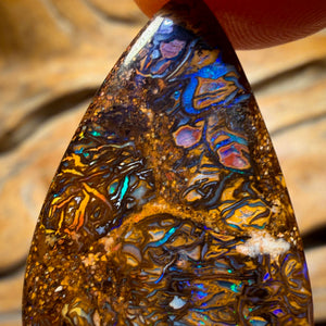21.2cts - Tribal Yowah Nut Opal. Australian Opal