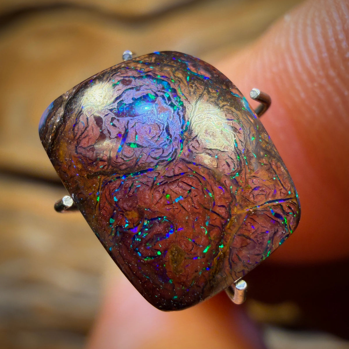 3,6 carats – Opale Tribal Yowah Nut. Opale Boulder d’Australie