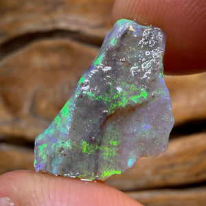 HDW 6.3cts - Lightning Ridge Dark Opal Rough Piece