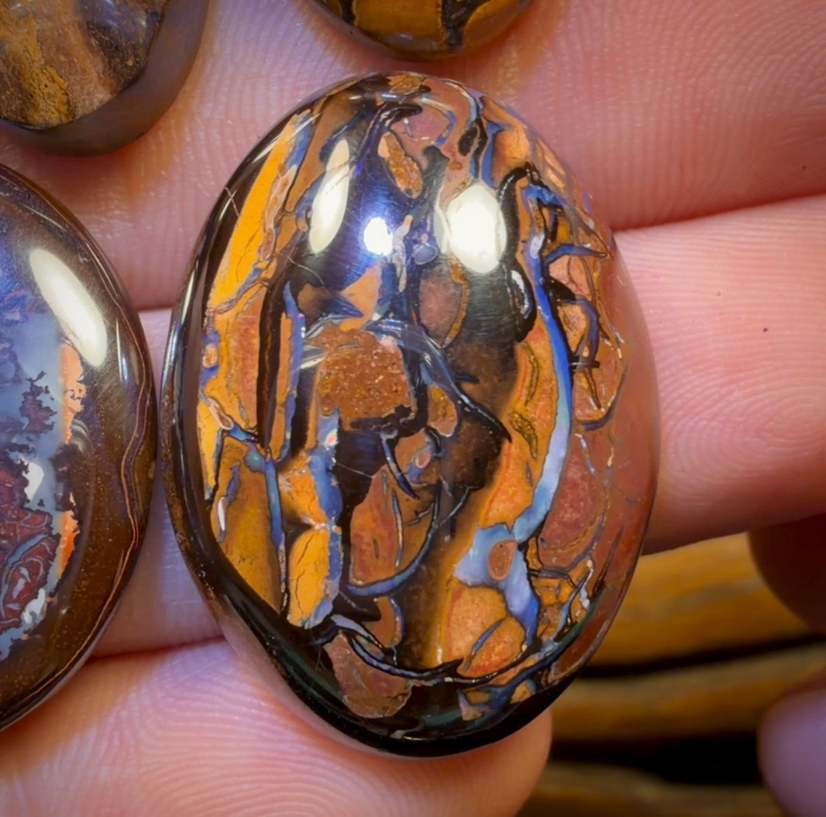 139.1cts - 5x Australian Tribal Boulder Opal’s. Wholesale Dealers Parcel