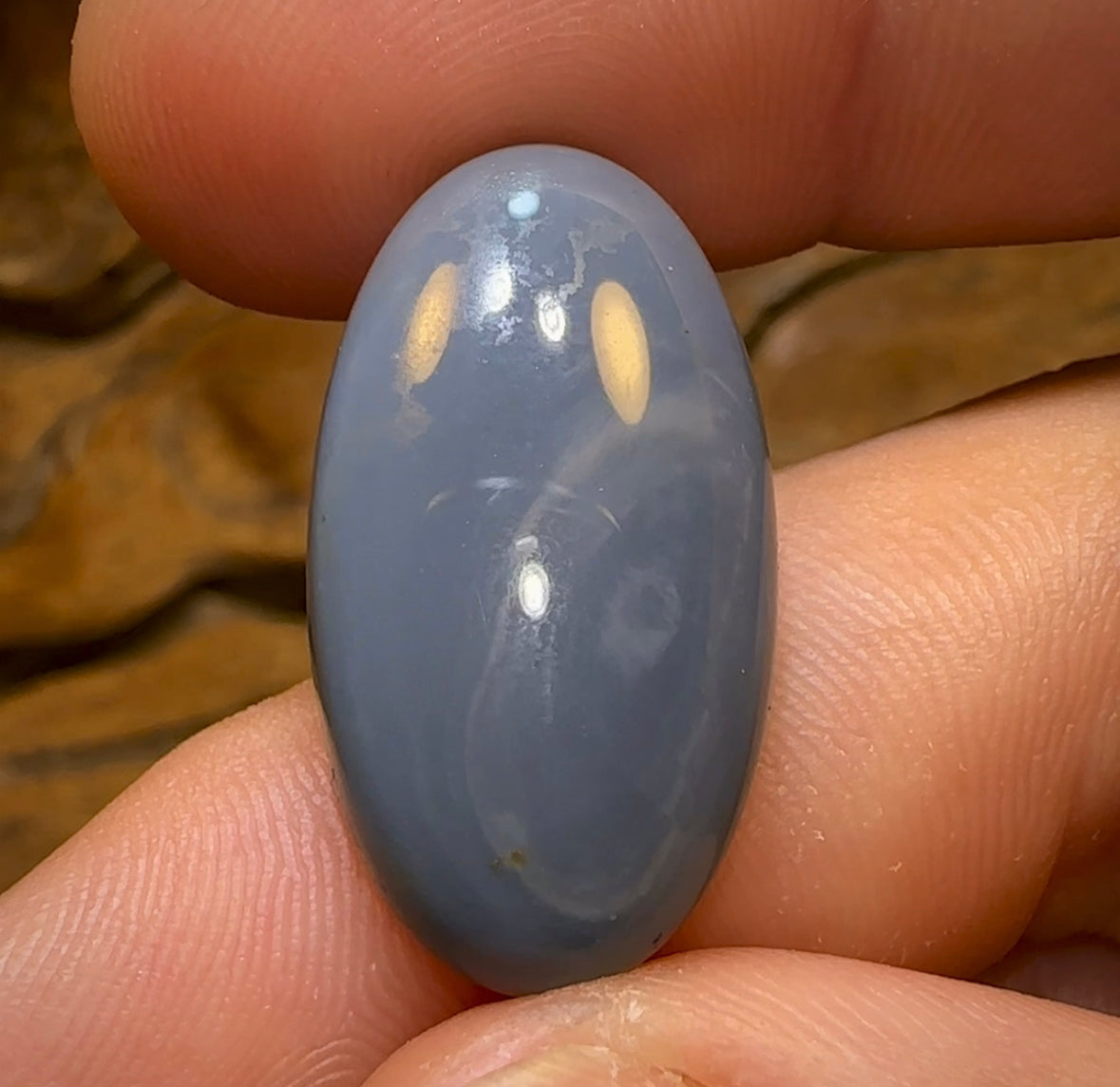 17.6cts - Australian Black Opal from Lightning Ridge - Opal Whisperers