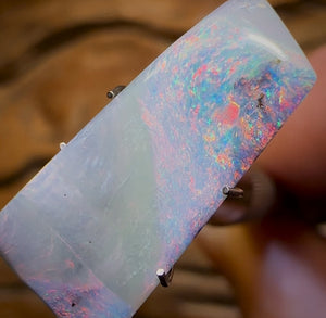 5.6cts - “Pastels”Queensland Boulder Seam Opal