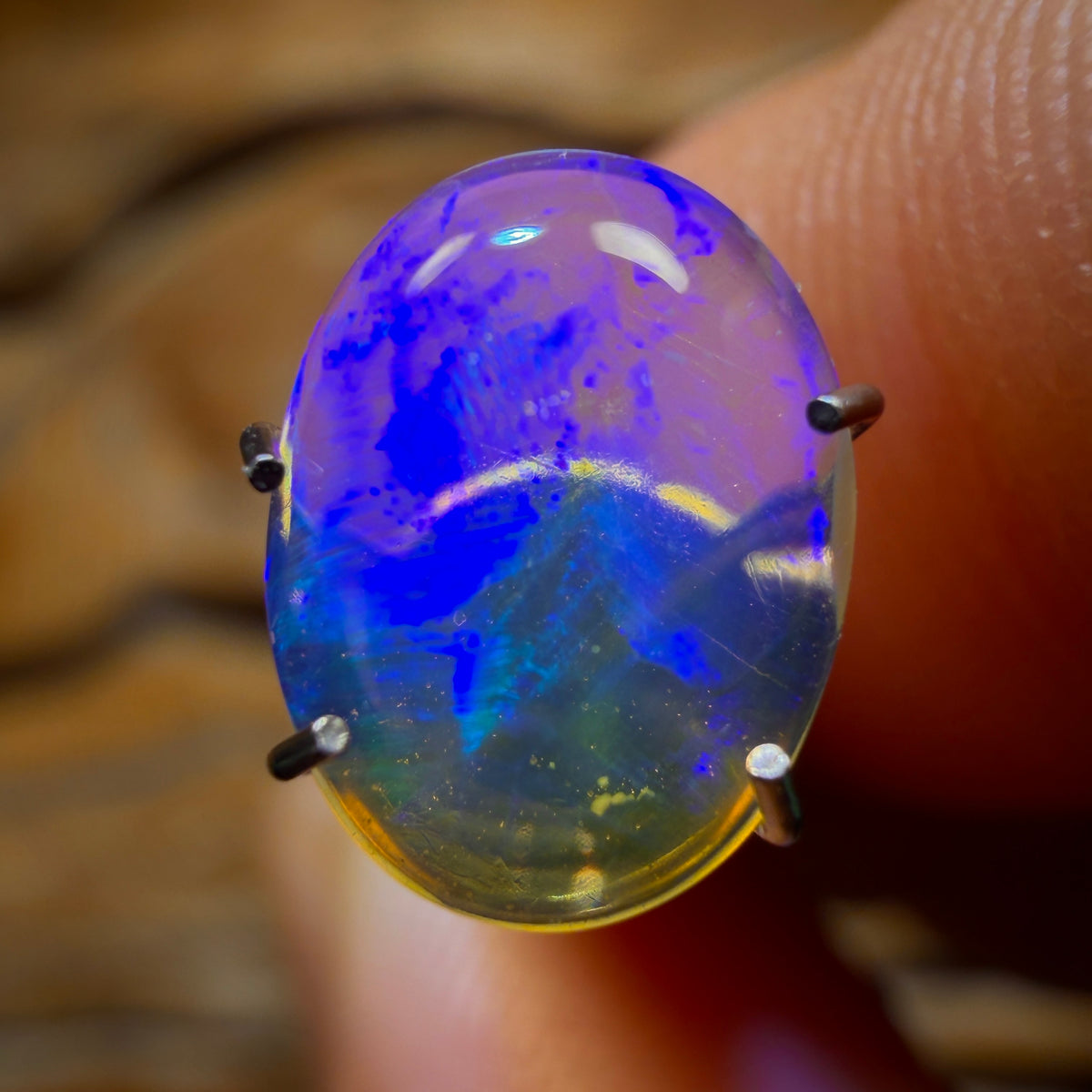 Wildcard! 0.95cts - Solid Australian Boulder Pipe Crystal Opal