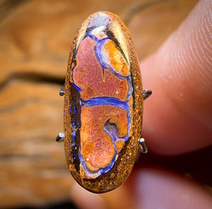 🔨 AUCTION 🔨 No Reserve 4.2cts - Tribal Queensland Boulder Opal from Yowah