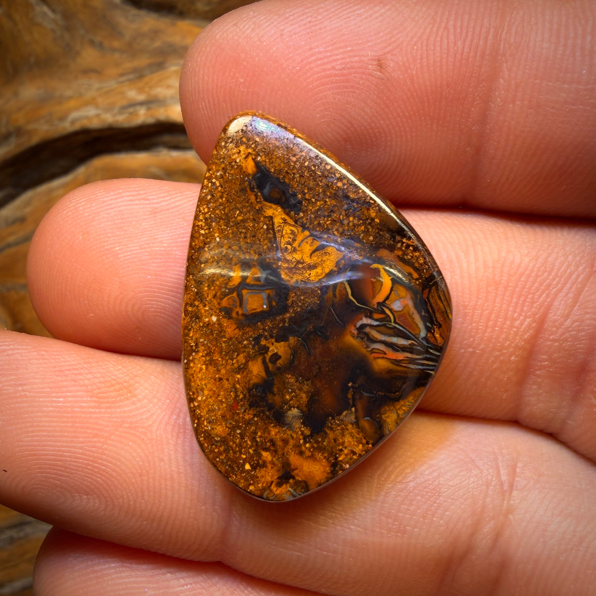 35cts - Awesome Tribal Yowah Nut Opal. Australian Opal