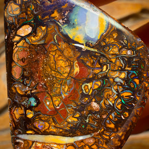 63.9cts - Tribal Queensland Boulder Opal from Yowah
