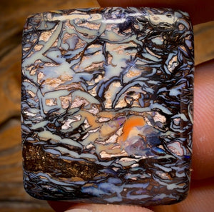 71.3cts - “Stormy Seas”Top Tribal Australian Boulder Opal from Koroit Picture Stone