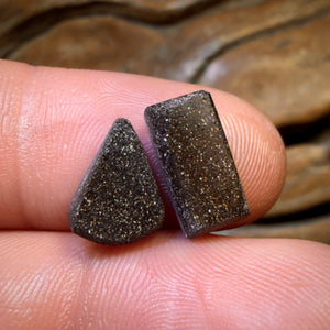 5.95cts - Top Australian Boulder Seam Opal Pair